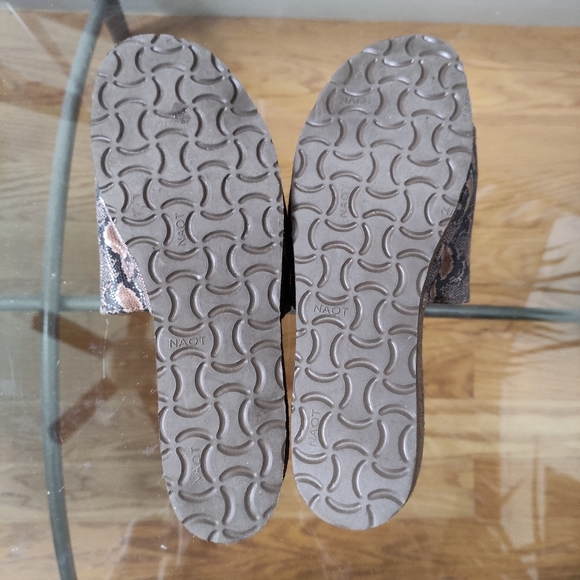 Naot Epanema Slide Sandals Python Print 39/8 - Picture 7 of 9